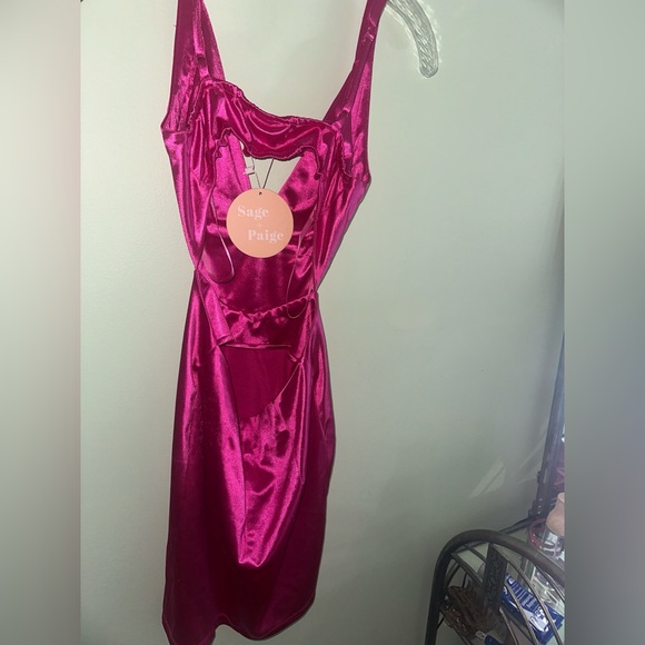 Chic Backless Pink Dress - Picture 4 of 5